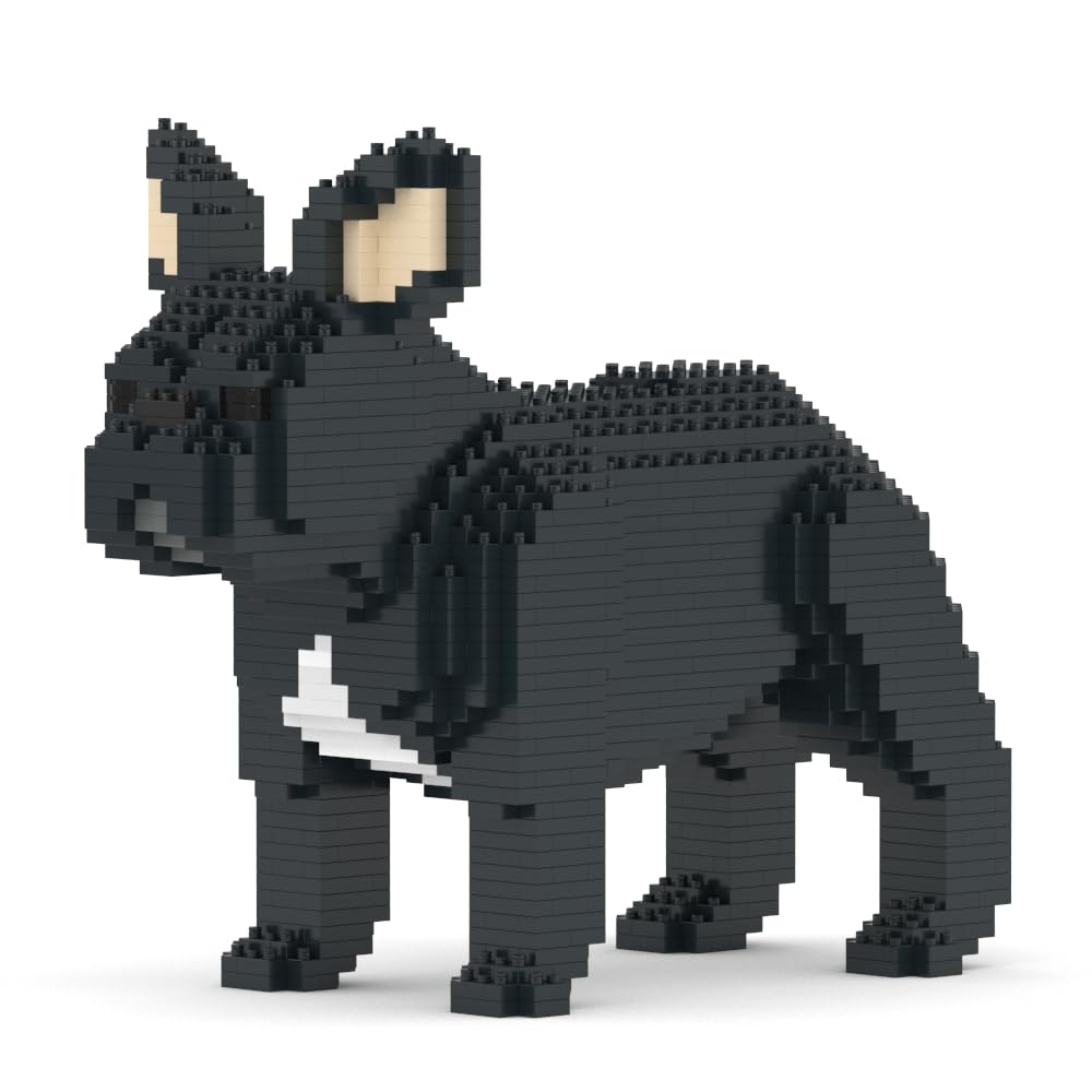 JEKCA French Bulldog Plastic Building Blocks for Dogs Ages 02S-M03 14+