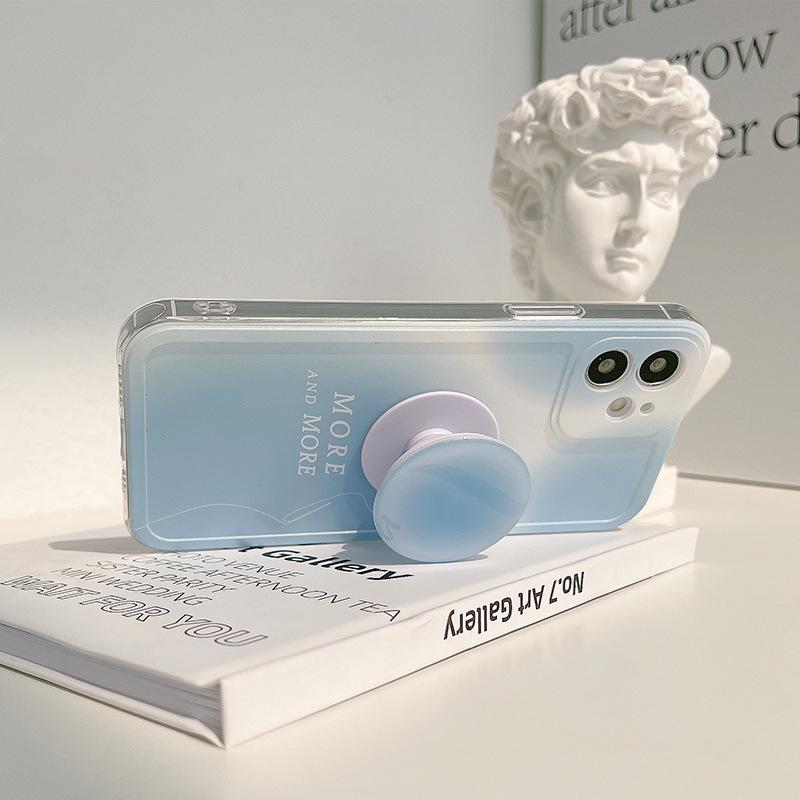 Original Ins Gradient 14 Apple 16pro Max Soft Shell 13 Full-inclusive IPhone 11 Airbag Stand 15 Suitable for 12