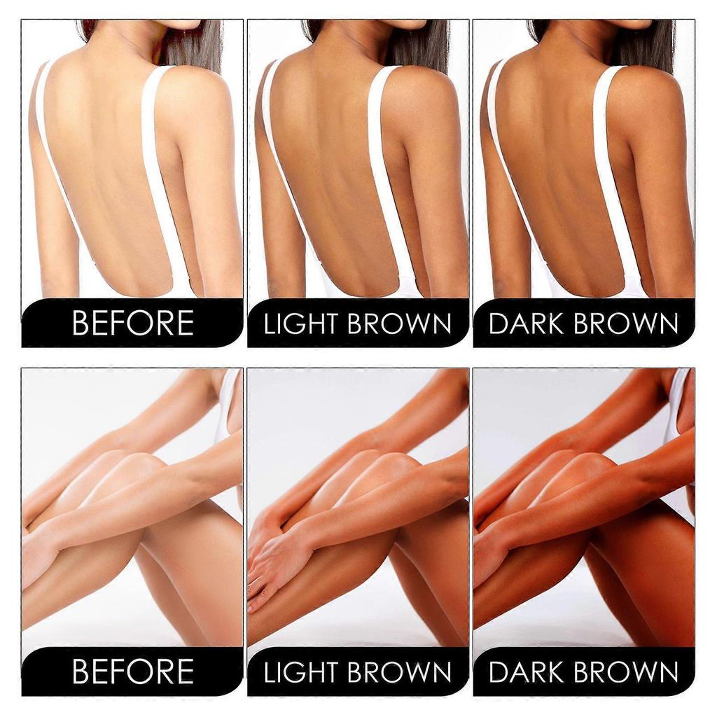 Limited time!!Ouhoe Bronze Skin Darkening Lotion Helps Improve Uneven Skin Tone In Summer When Exposed To The Sun Outdoors. It Is A Moisturizing And R