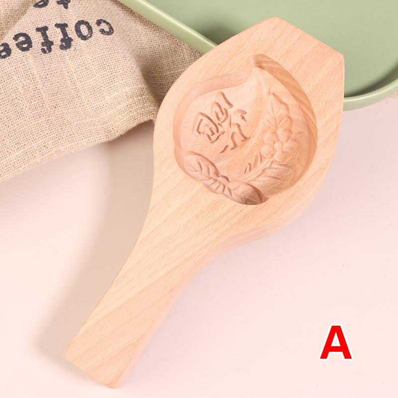 Manual Diy Wooden Steamed Bread Mold Moon Cake Fruit Biscuits Pasta Bag Steamed Stuffed Bun Tool Household Baking Artifact