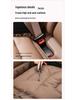 Luxury Nappa Leather Non-Slip Car Seat Cushions for Five-Seater - Thickened Design for Front and Rear Seats