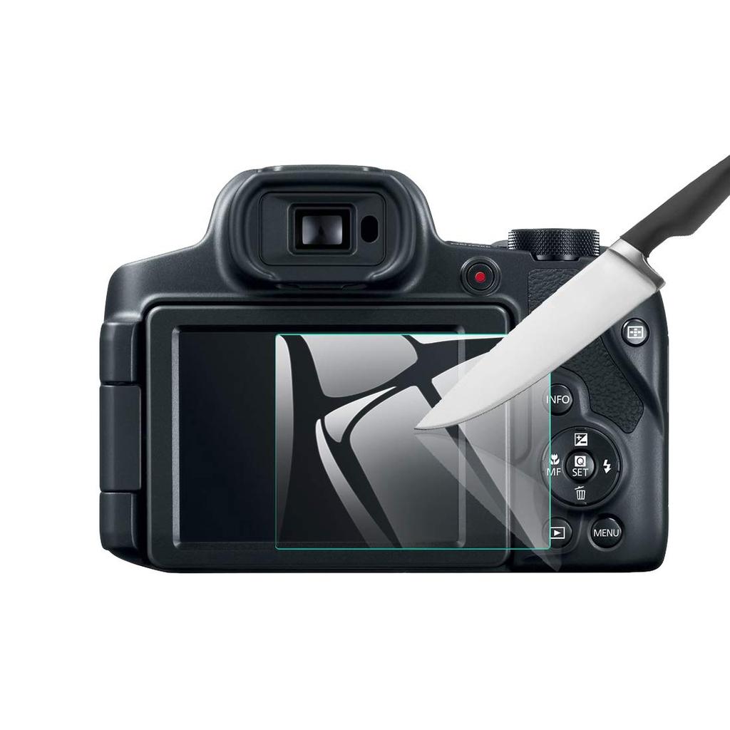 EternalStars Camera Screen Protector with 9H Full for Canon PowerShot SX70 HS 3-Piece Hardness, Coverage,
