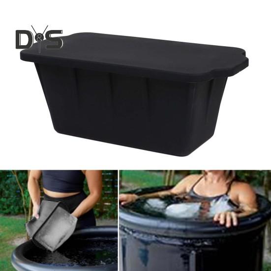 Silicone Ice Cube Mold Reusable Large Ice Cube Tray for Coolers Beach Trips Ice Block Molds for Freezer Ice Bath Chiller Accessories