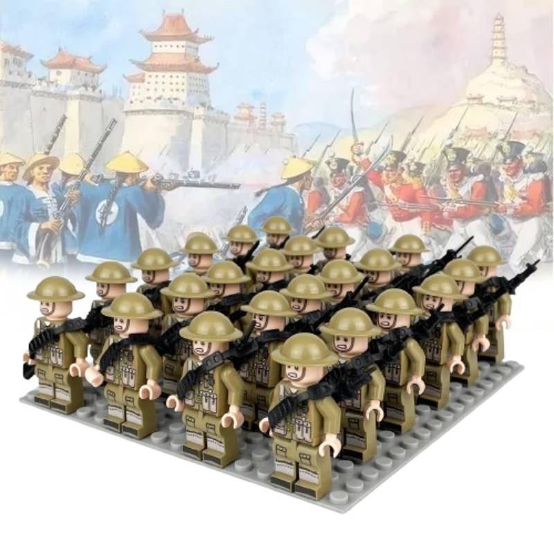 Small Particle Soldier Building Blocks Durable Abs Plastic Construction