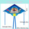 1.2m Popular Double-tail Kite Butterfly Shape Long Tail Cartoon Kids Kite Weifang Kite
