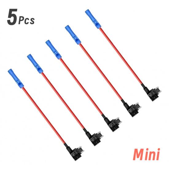 Car Mini/Small/Medium Types Additional Circuit Adapters Fuse Holder Fuses4