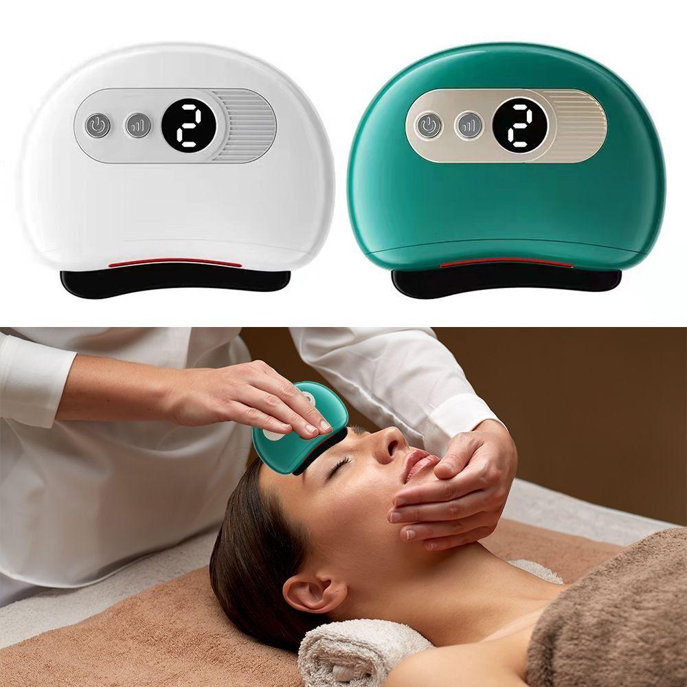 Large LCD Screen Electric Scraping Board Relieve Fatigue Gua Sha Massager  Facial Lifting