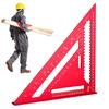 Speed ??Square, Triangle Carpenter Square, Triangle Aluminum Rafter Square - Portable Marking Gauge, Multifunctional Carpentry Tool for Carpenters and