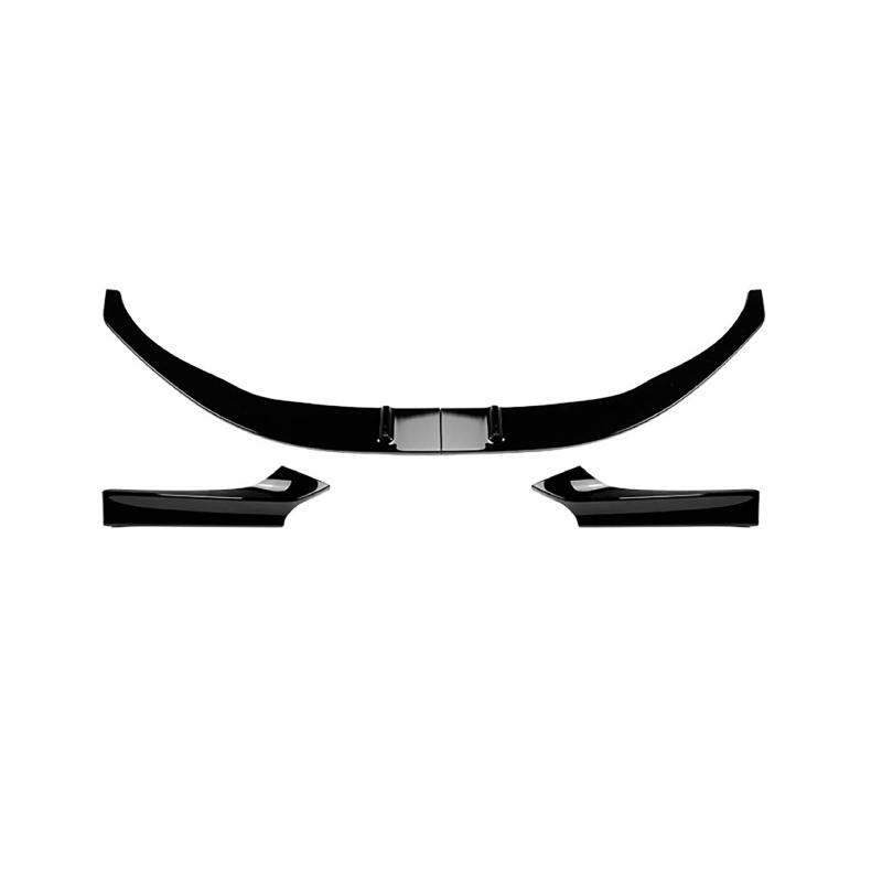 Car Front Bumper Guard Bumper Lip Spoiler Spliter For BMW 2 Series F22 F23 M235i M240i 220i 228i 230i M-Sport 2014-2021 Glossy Black