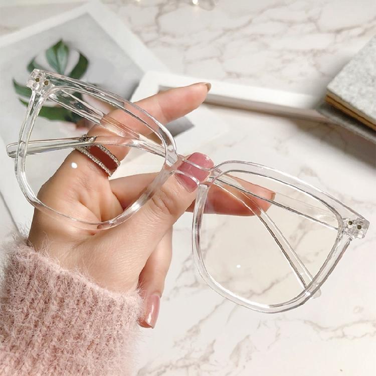 Glasses Lightweight Oversized Frame for Women Men Teenagers for Everyday Use Cosplay Fashionable Photo Props