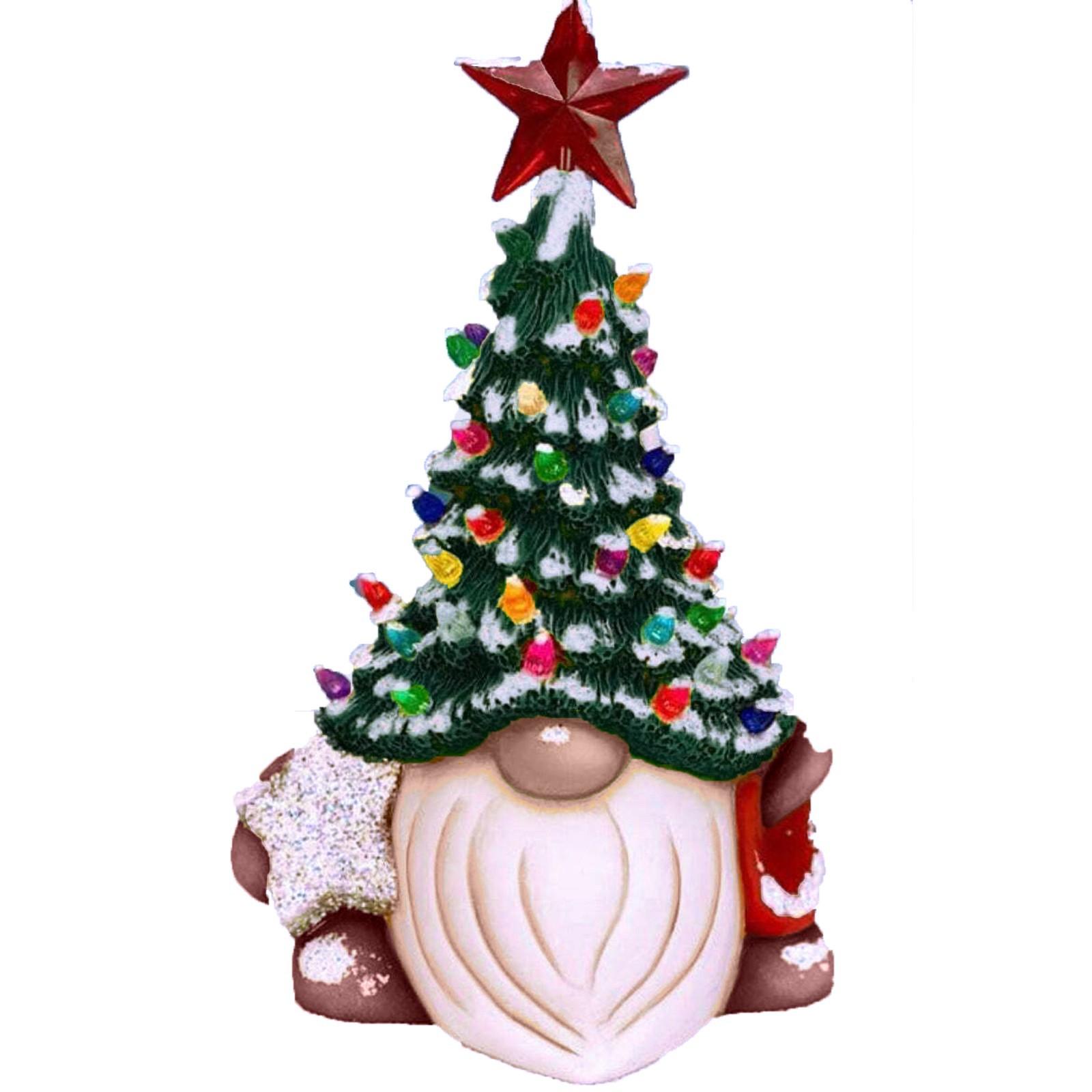 

Рождественские украшения гномы Рождественская елка Украшение из смолы Домашнее искусство Подарки One Size