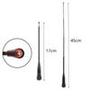 45cm NA-01 Telescopic Walkie-Talkie Antenna for Senheks 8800, 8650, Baofeng UV5R, Quansheng UV-K6