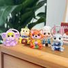 Cute Cartoon Zootopia Keychain Kawaii Fox Rabbit Character Doll Resin Pendant Student Backpack Hanging Decor Couple Gift