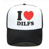Custom I Love Dilfs Baseball Cap Unisex Women Adjustable Trucker Hat Outdoor Snapback Caps Summer Hats  Caps for Unisex Trucker Hat