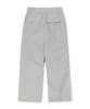 WEST GRAND BOULEVARD Military Wide Parachute Nylon Pants Fog Grey