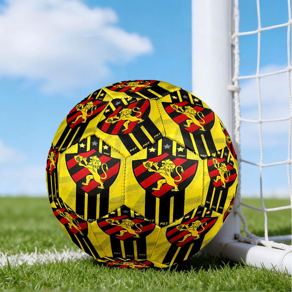 Sport Club Football Crest Printed Size 5 Soccer Balls, High-Quality, Anti-Slip, Protective Football, A Unique Gift , Birthdays, Christmas Gifts