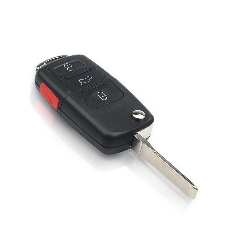 KEYYOU For VW Volkswagen Jetta Beetle Golf GTI Passat Flip Key Car Remote Key Entry Transmitter Fob 315Mhz ID48 Chip 1J0959753AM