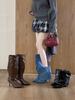 French Pointed Thin Heel Two Wear Boots Autumn and Winter 2025 New Fashion Versatile High Heel Boots Thin Boots Women