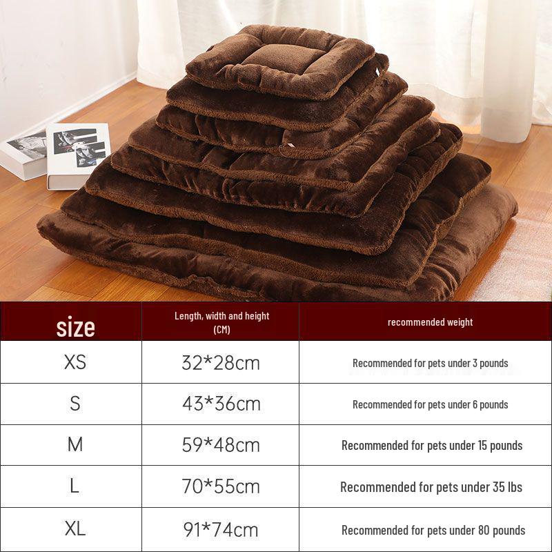 

Extra Thick Universal Winter Pet Pad: Large, Warm, Stain-Resistant Dog & Cat Mat XS 32*28cm for pets under 3 jin