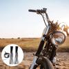 Garneck Motorcycle Lever Tassels Fringe Leather Motorcycle Lever Handlebar Throttle Brake Clutch Grip Covers Wraps