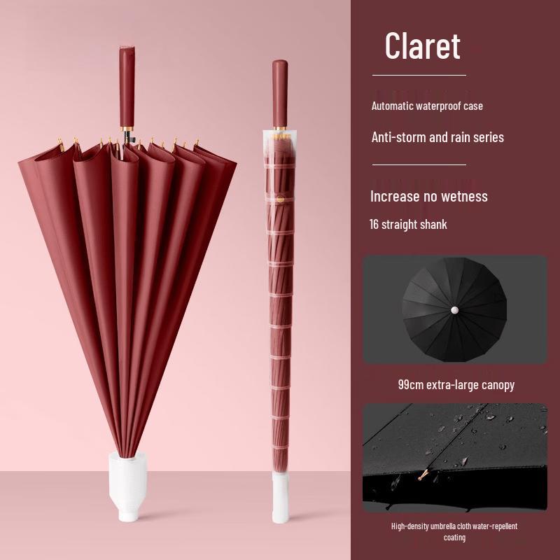 Premium Automatic Long-Handle Straight Umbrella