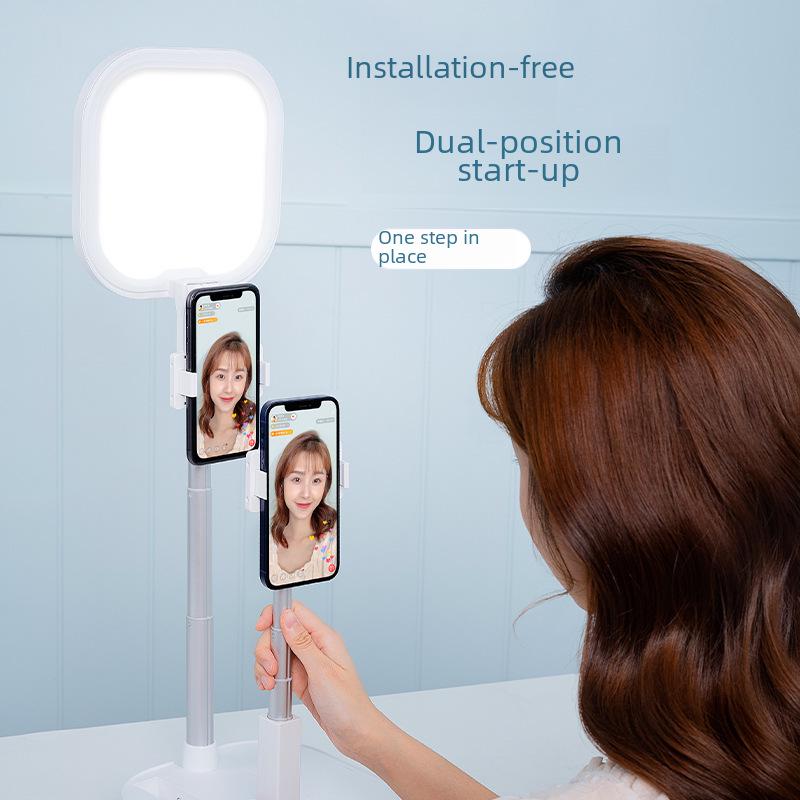 Supporto Wireless per Trasmissione Live con Luce di Riempimento Integrata e Funzione di Ripresa Aerea Regolabile