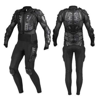 Motocross Ganzkörperpanzer Jacke Hose Wirbelsäule Schutzausrüstung Motorrad ATV Guard Biker