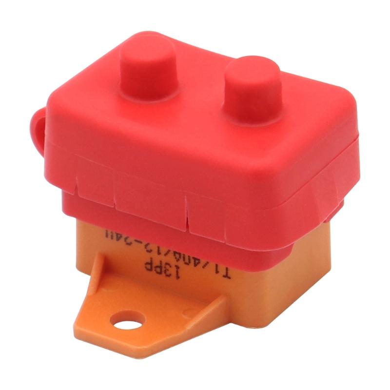 2Pieces 40A Resetable Circuit Breakers 6-28V Circuit Breaker with Cover Studs Bolt Waterproof Design