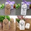 100 Pcs Gift Tags Thank You Tags for DIY Birthday Christmas Wedding Party Favors