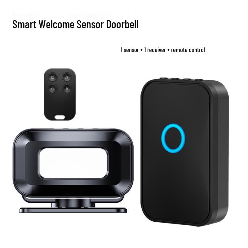 Welcome To the Sensor Entry Shop: Voice Prompt Greeter and Charging Split Doorbell Device.