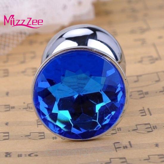 Mizz Zee Faux Penis Dildo Diamond Anal Plug Couple Vagina Massage Masturbation Sex