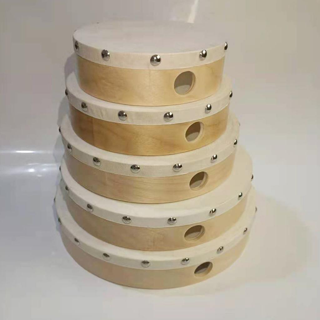 Hand Drum 4/6/7/8/9/10 Inch Wood Frame Drum Hand Drum for Kids Educational Toy Percussion Instrument Musical Instrument