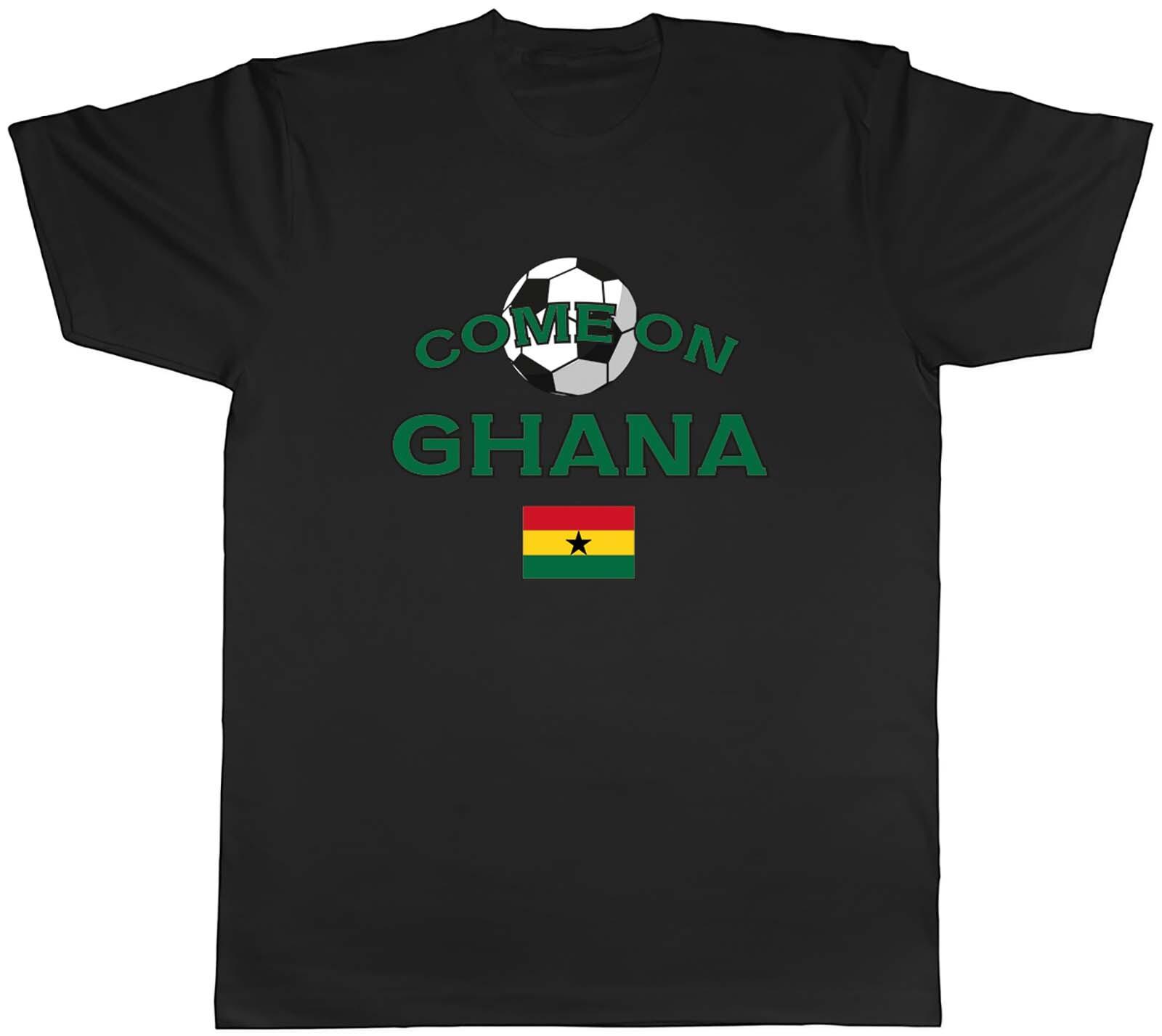 Mens T Shirt Ghana Football Come On Sports Unisex Tee Gift M