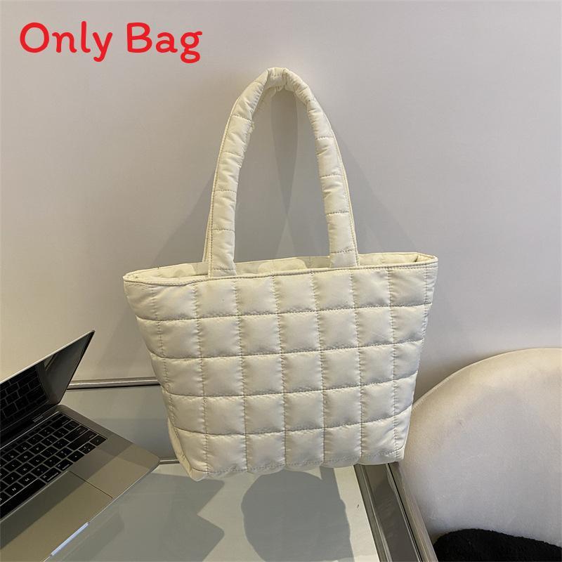 Minimalist Nylon Tote Bag With Double Shoulder Straps And Urban Style For Commuting