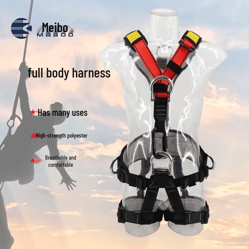 MABOO Full Body Safety Harness for High-Altitude Work & Climbing ZYP-06 Size 1
