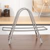 1Pcs Cutting Board Rack Stand Space Saving Stainless Steel Practical Kitchen Organizer Pot Lid Holder Thickened Desktop Rack
