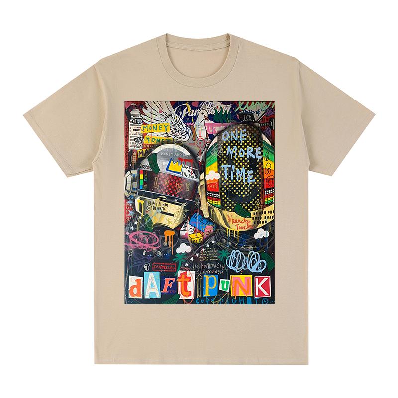 

Daft Punk Vintage T-shirt French Electronic Cotton Men T Shirt New TEE TSHIRT Womens Tops Unisex 4XL