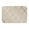 Rose Gold And Gray Geometric Pattern Floor Door Kitchen Bath Mats Anti-Slip Outdoor Abstract Doormat Toilet Entrance Rug Carpet
