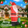 7.9FT Inflatable Toy Santa Claus Gift Bag Xmas Yard Lawn Home Party Decoration with LED Lights  Xmas Home Supplies Ornament Gift