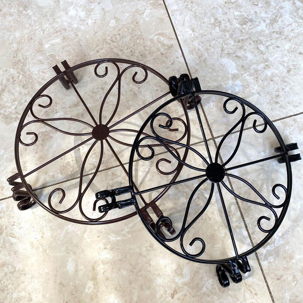 Metal Plant Stands Set for Flower Pot Heavy Duty Potted Holder Indoor Outdoor