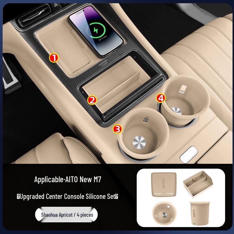 AITO M7 M8 M9 Accessories: Wireless Charger Pad & Interior Trim Mod Kit