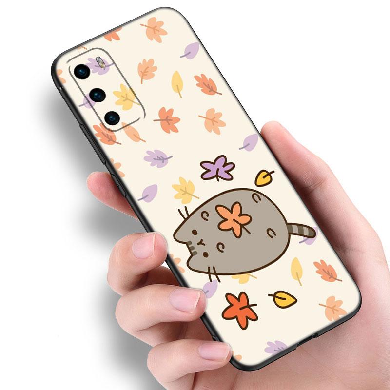 Милый чехол для телефона с изображением кота кавайи для Huawei Pura 70 Ultra P20 P30 P40 Lite P60 Art P50 Pro P50E P Smart 2018 2019 2020 2021