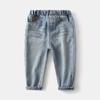 Children's Jeans Spring and Autumn Pants Boys' Worn Casual Denim Pants