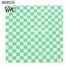 Paper Food Basket Liners 50Pcs Sandwich Wrappers Grease Resistant Deli for Classic Burger Wrapping Papers Checkered Burgers BBQs Parties Sheets Trays