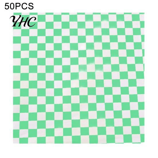 Paper Food Basket Liners 50Pcs Sandwich Wrappers Grease Resistant Deli for Classic Burger Wrapping Papers Checkered Burgers BBQs Parties Sheets Trays