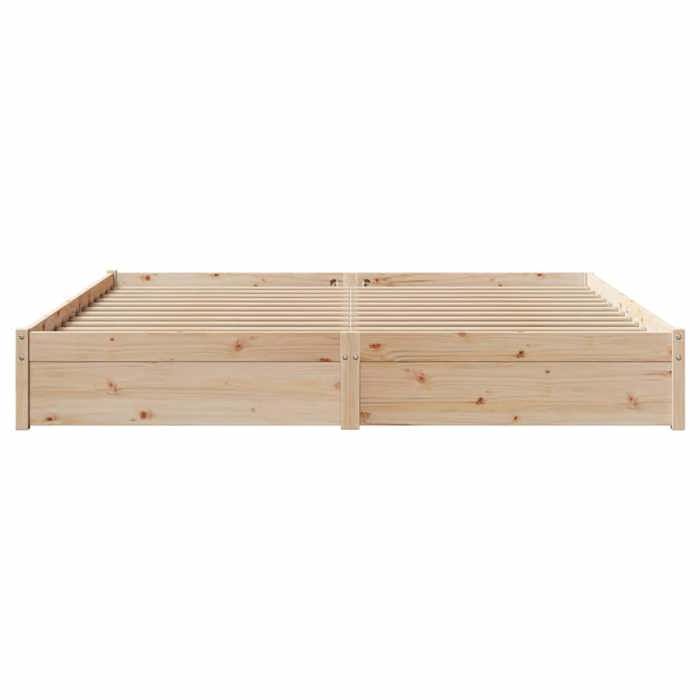 VidaXL Cadre de lit sans matelas 180x200 cm bois massif de pin 3301668
