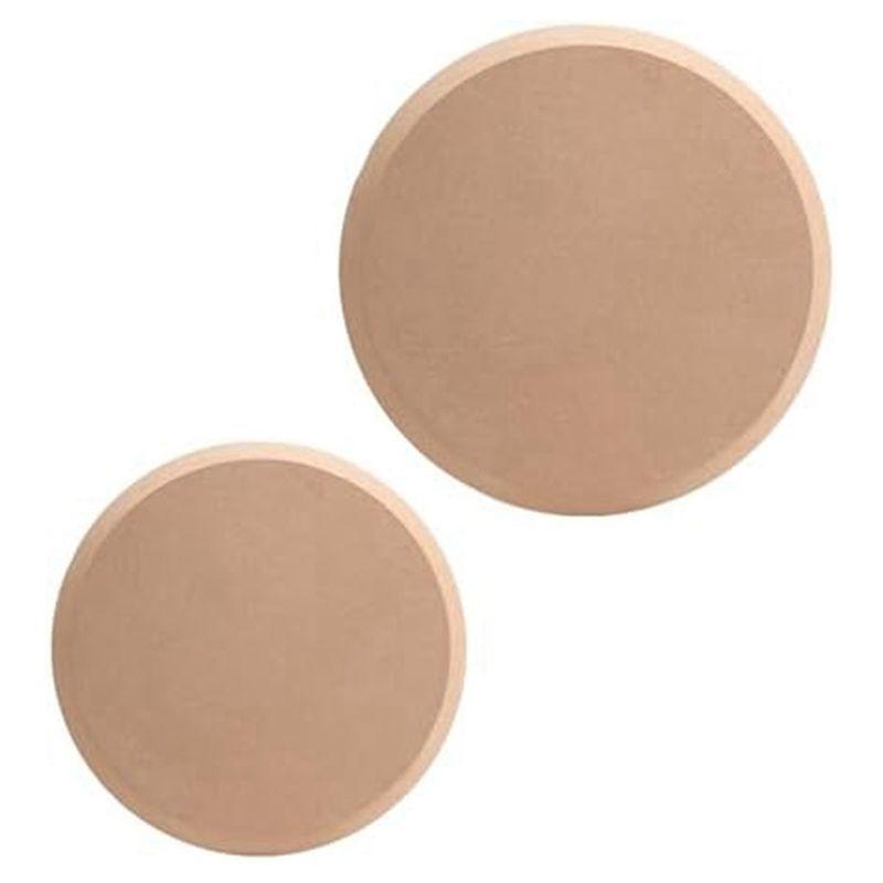 

M-Modern-2 Piece Plate Forming Mold Handbuilding Dish Plate Slump Mold 8In And 12In For Clay Round Clay Mold