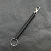 Sofort lieferbar Einziehbarer Anti-Verlust Kunststoff Feder Schlüsselanhänger & Kartenhalter Lanyard