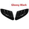 Par Bakspeildeksel Glanssvart/Karbonfiber Sidespeildeksel For Honda Civic 10. 2016 2017 2018
