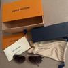 Used Unisex LOUIS VUITTON Sunglasses Aviator Damier